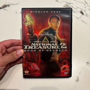 National Treasure 2: Book of‎ Secrets DVD Nicolas Cage Disney Adventure Movie